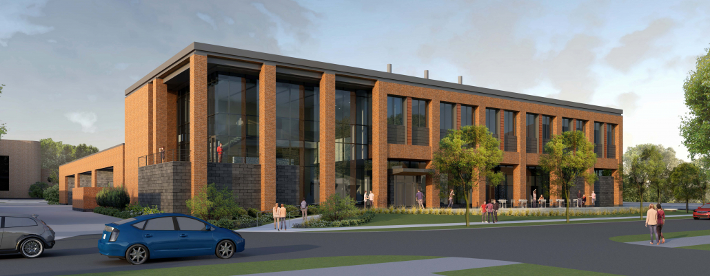 UW Meat Sciences - Exterior Building Rendering