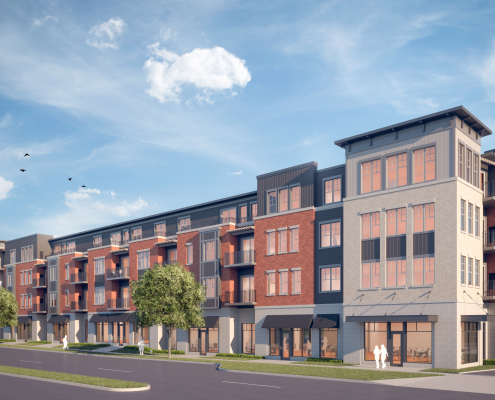 Sugar Creek Commons - Exterior Rendering