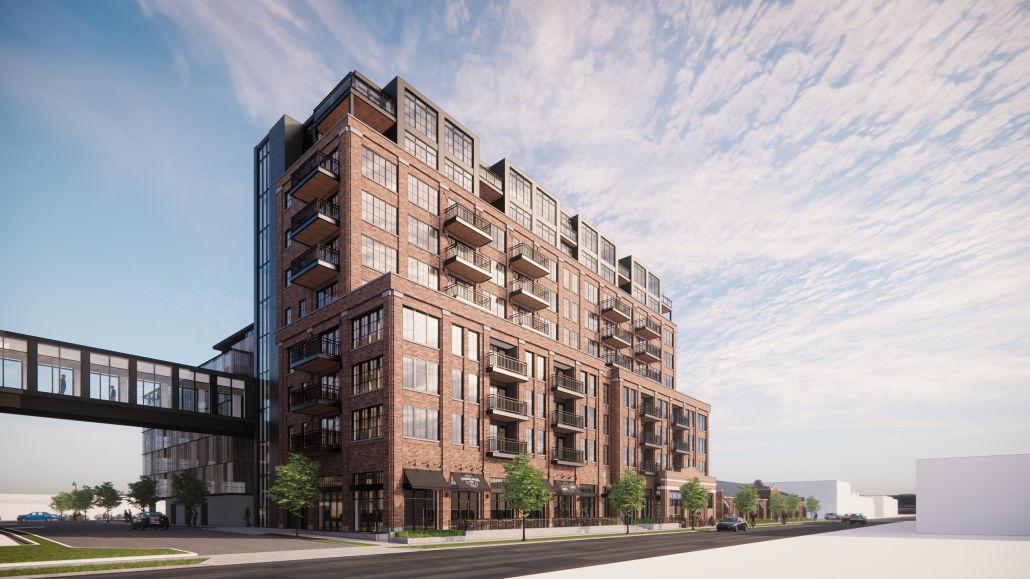 920 e main mixed use apartment building madison wi architecture firm