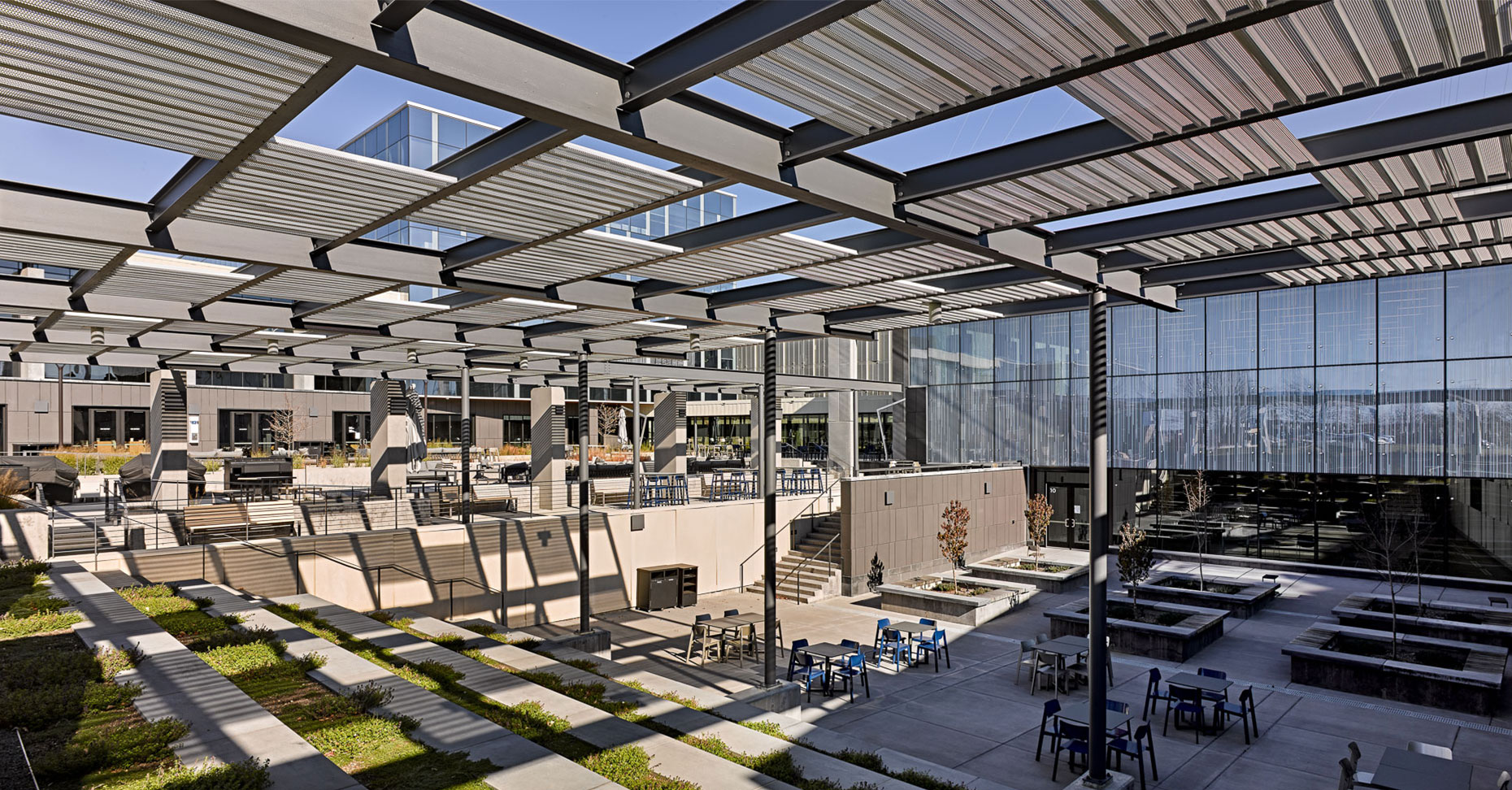 exact sciences exterior courtyard space