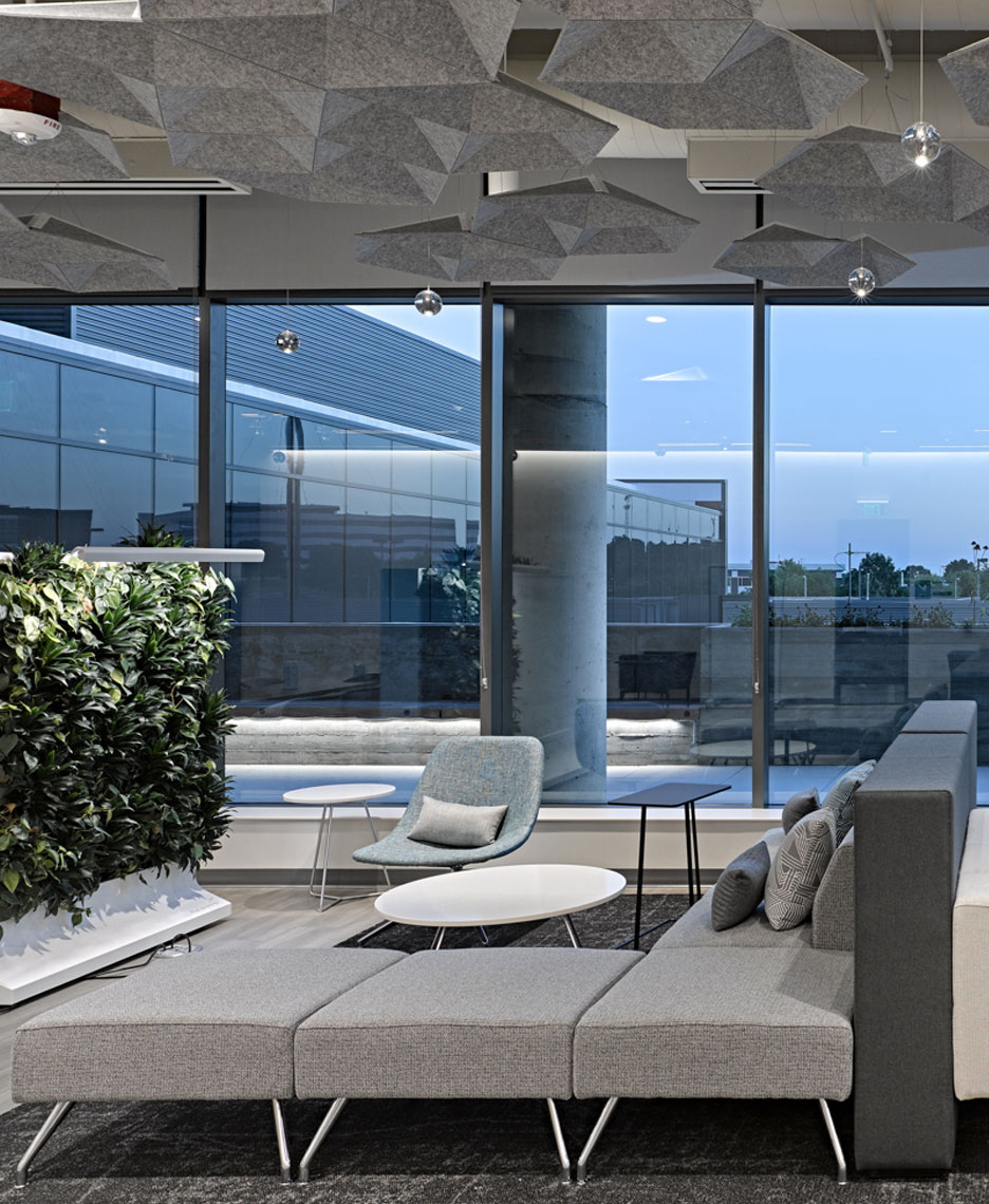 exact sciences amenities building moveable green wall