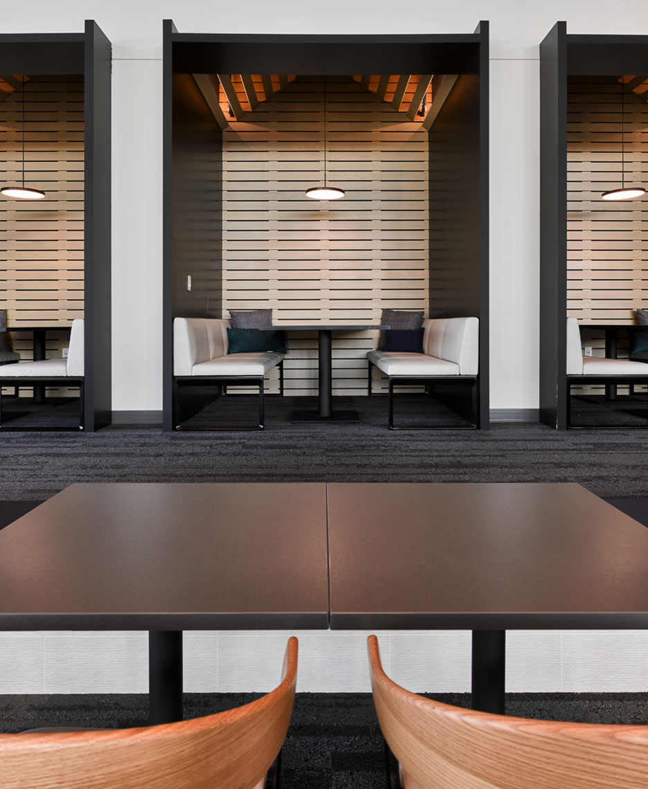 work cafe nook exact sciences amenities